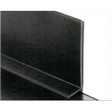 Zachte PVC plint 60 mm (haakse binnenhoek) rol 50 Mtr   ( 2.0 mm dik)